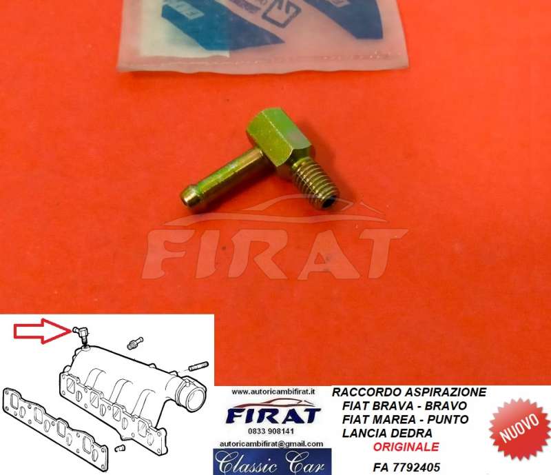 RACCORDO ASPIRAZIONE FIAT BRAVA-MAREA-PUNTO (7792405)